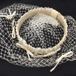 Vintage Bird Cage Veil Wedding Headpiece
